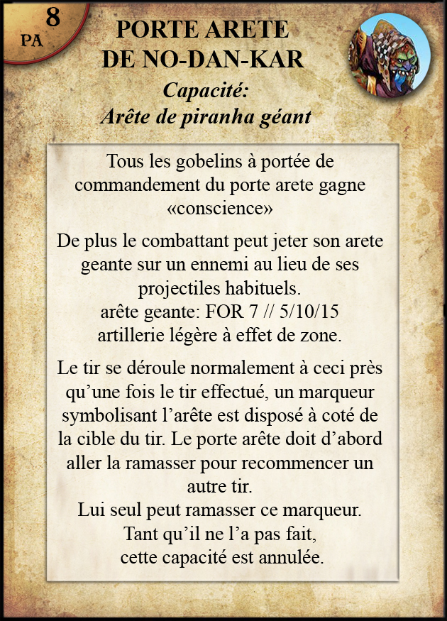 Arête de Piranha Géant